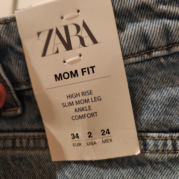 BNWT Zara Mom Jeans - Picture 8 of 8